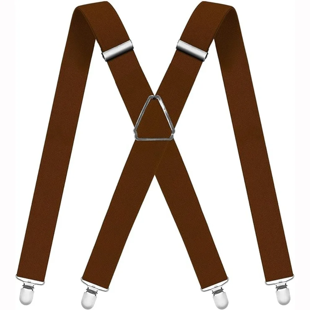 Men's Adjustable Elastic Clip-On Suspenders