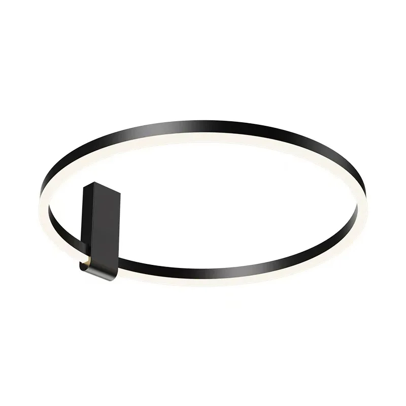

Nordic Minimalist Circular LED Ceiling Light Modern Personalized for Bedroom Study Office Design Practical Home Lighting Fixture
