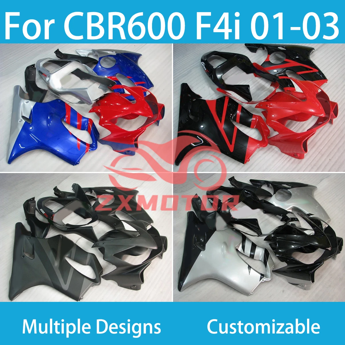 Perfect Fit for Honda CBR600 F4i 2001-2003 Fairings Smart CBR 600 F4i 01 02 03 Fairing Fit