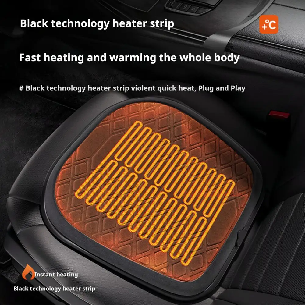 Car Seat Cushion Intelligent Constant Temperature Electric Heating Pad Winter Anti Slip Seat Cover Chair Cushion