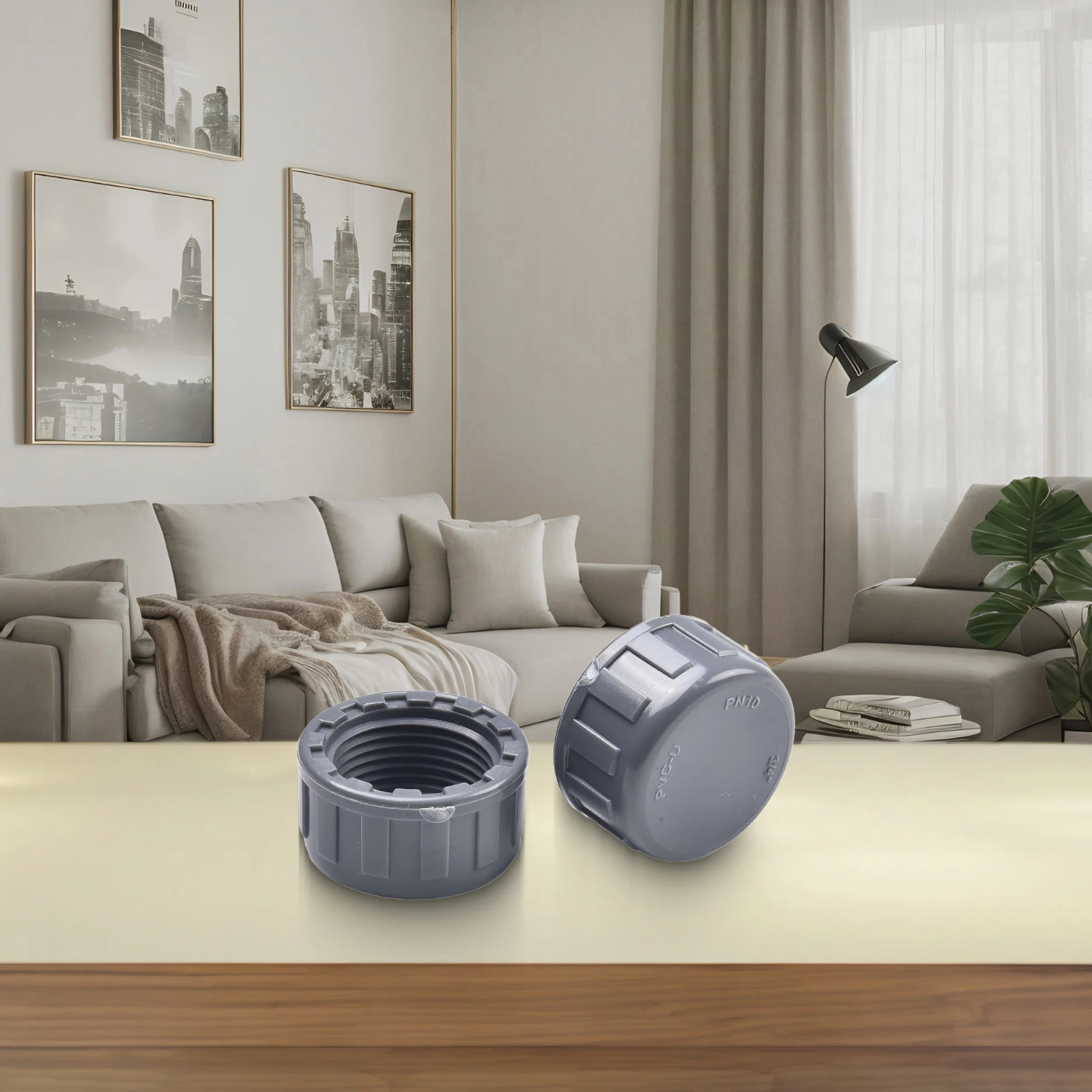 Approx.25mm Pipe End Cap Water Protection Dust Protection Leak-Proof Design Modern Design Neat Finish For Plumbing