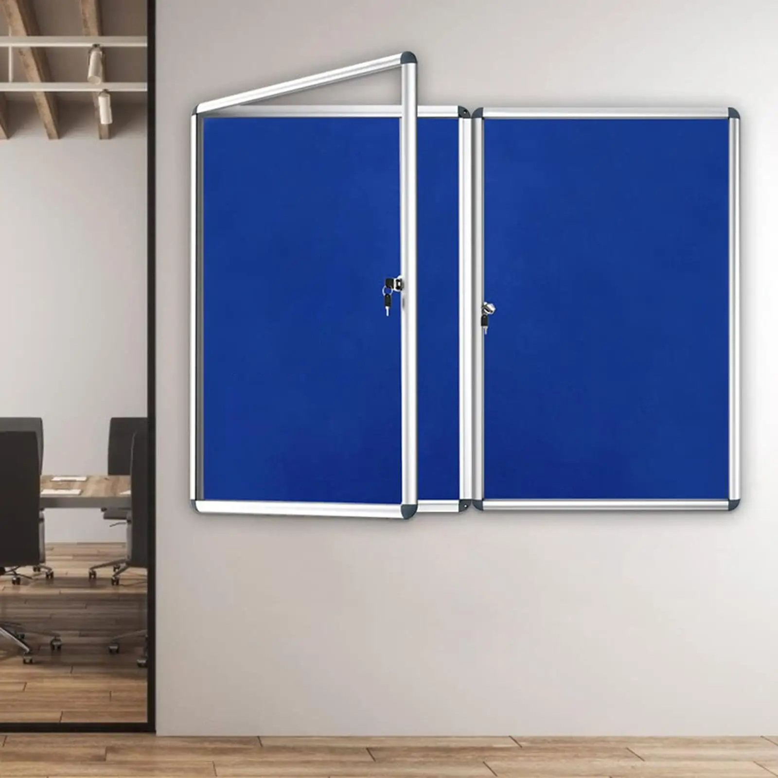 

Настенная доска объявлений с замком, защита от вскрытия, прочный аксессуар для офиса, сообщественного центра, школы, дома