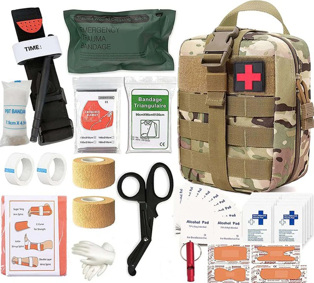 Tactical Gear first aid kit EMT Bag EDC Survival Kit Emergency Supplies  Admin Pouch FAK EMT for Rhino rescue