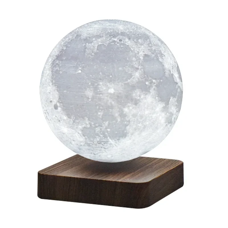 Hot Selling 3D Painting Magnetic levitating Moon Lamp Levit  Floating Moon Light LED Smart Desk Lamp Home Decor and Gift