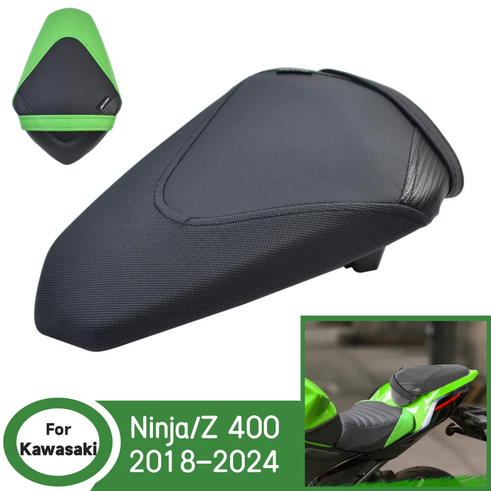 

For Ninja 400 Rear Seat Cushion For Kawasaki Ninja400 Z400 2018-2026 2025 2024 Motorcycle Passenger Seat Pad Cover Accessories