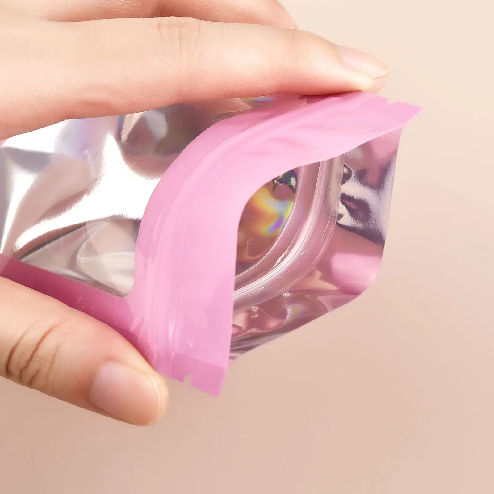 20Pcs Transparent Sealing Bag Plastic Bag Aluminum Foil Plastic Seal Bags For Jewelry Display Organizer Ring Necklace Storage