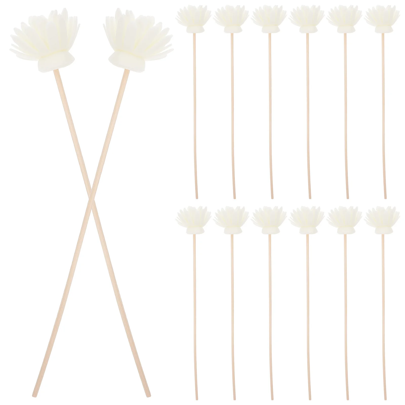 30 штук искусственных цветков для ароматизаторов, декоративные элементы для дома