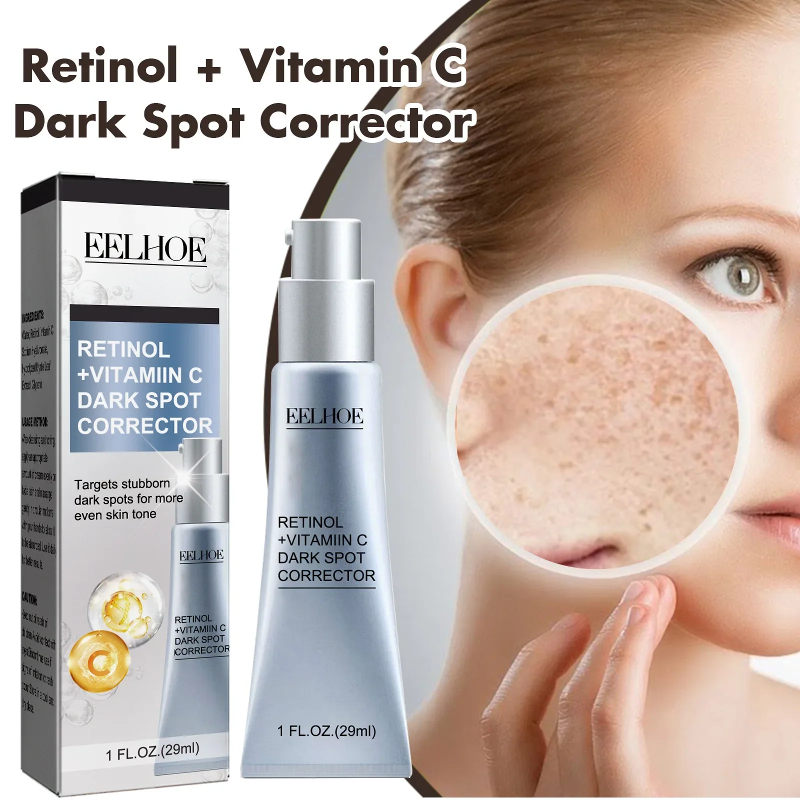 

Eelhoe Retinol Dark Spot Repair Cream Fade Dark Spot Melasma Moisture Replacement Smooth Skin Facial Neck Cream Retinol Cream