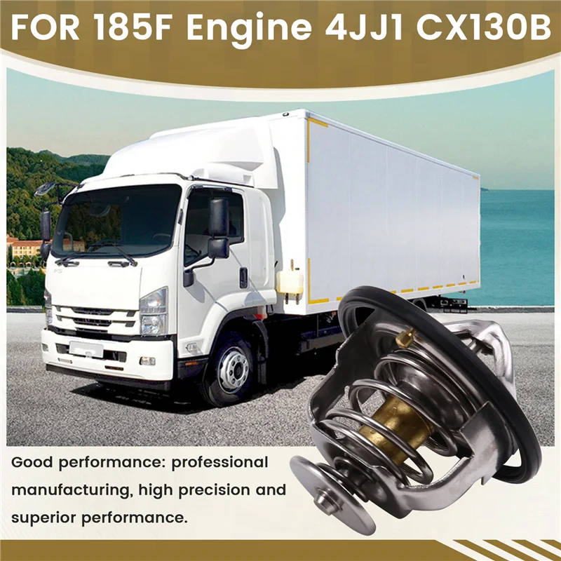 

Lasting Thermostat For ISUZU 185F Engine 4JJ1 CX130B Excavator Parts Thermostat 8-98017027-2 8980170272