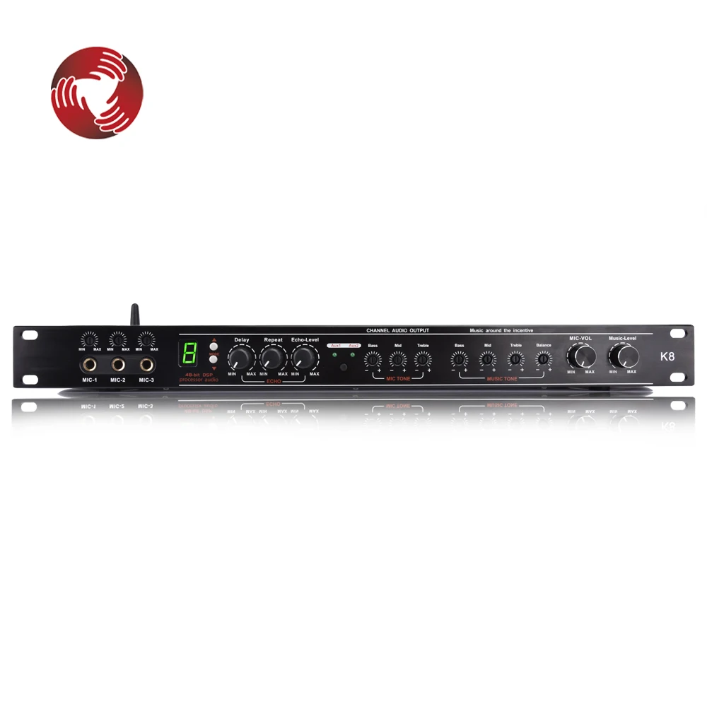 Hot-selling anti-howling K8 analog audio processor