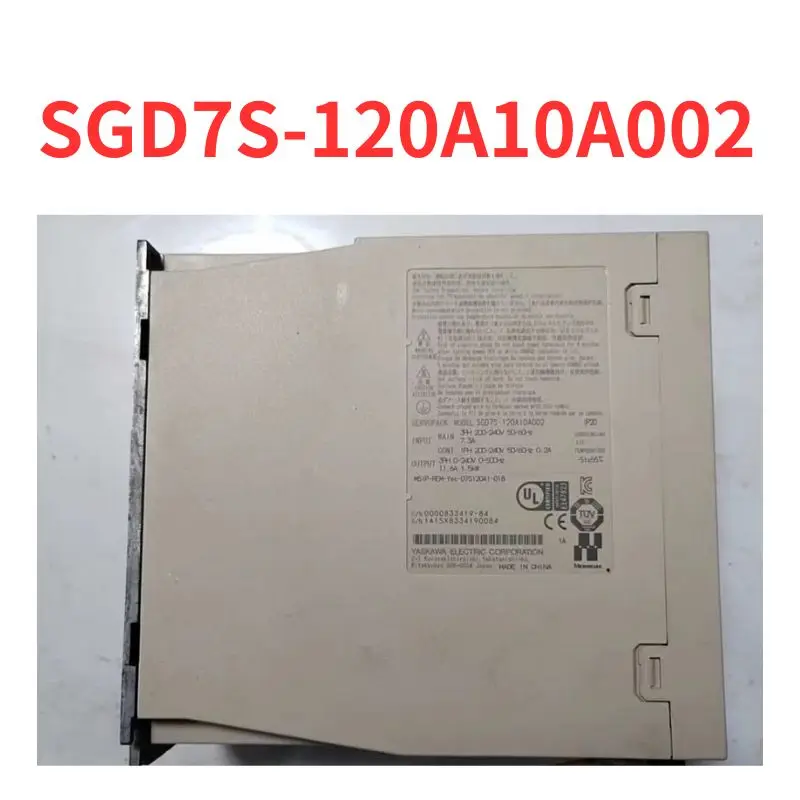 90% new SGD7S-120A10A002  Servo Driver  tested OK