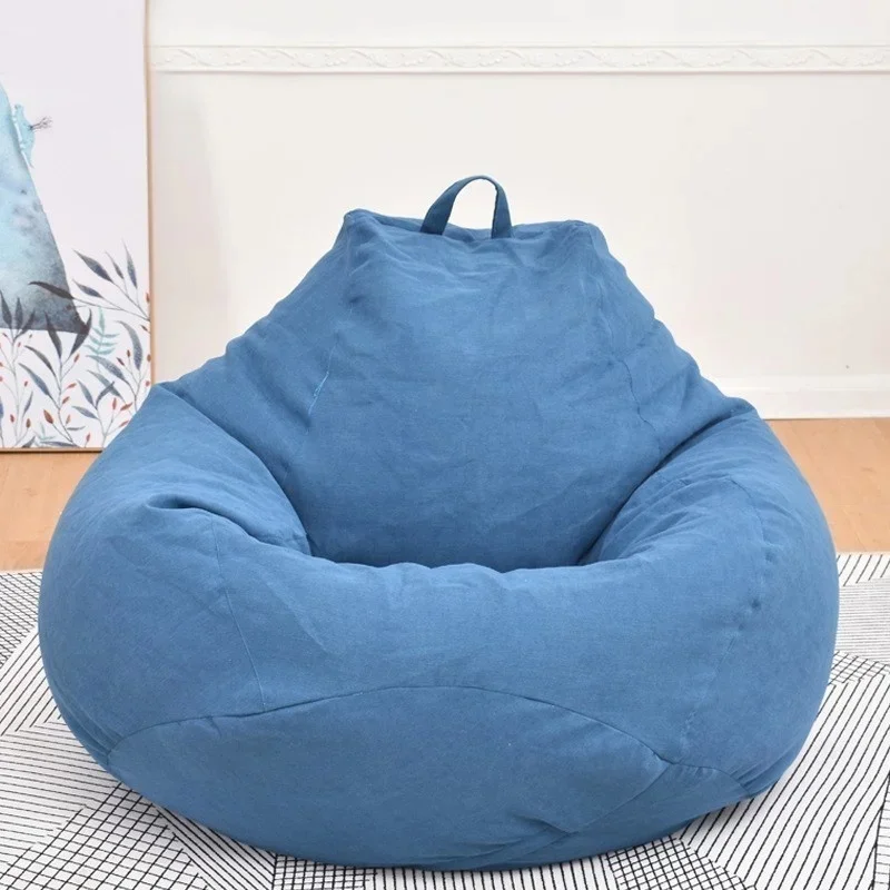 Juste de canapé paresseux sans remplissage, siège de chaise longue confortable, pouf pouf, housse de chaise pour salon, grand et petit, 1 pièce