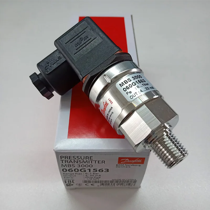 DANFOSS 지능형 압력 센서 풀 레인지, 060G1125, 060G1133, 0 - 600bar G1/4, 정품 MBS3000