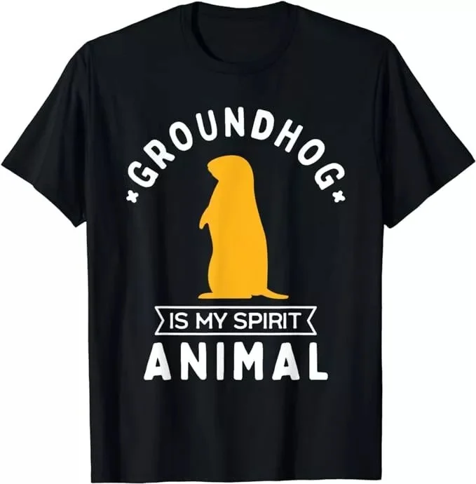 Groundhog is My Spirit Animal - Funny Woodchuck Gift T-Shirt