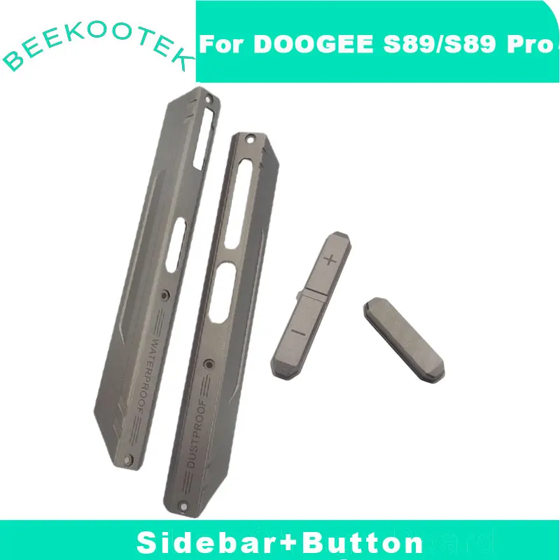 

Новинка оригинальная задняя крышка DOOGEE S89 S89 Pro левая и правая декоративные детали средняя металлическая рамка с кнопкой для телефона DOOGEE S89