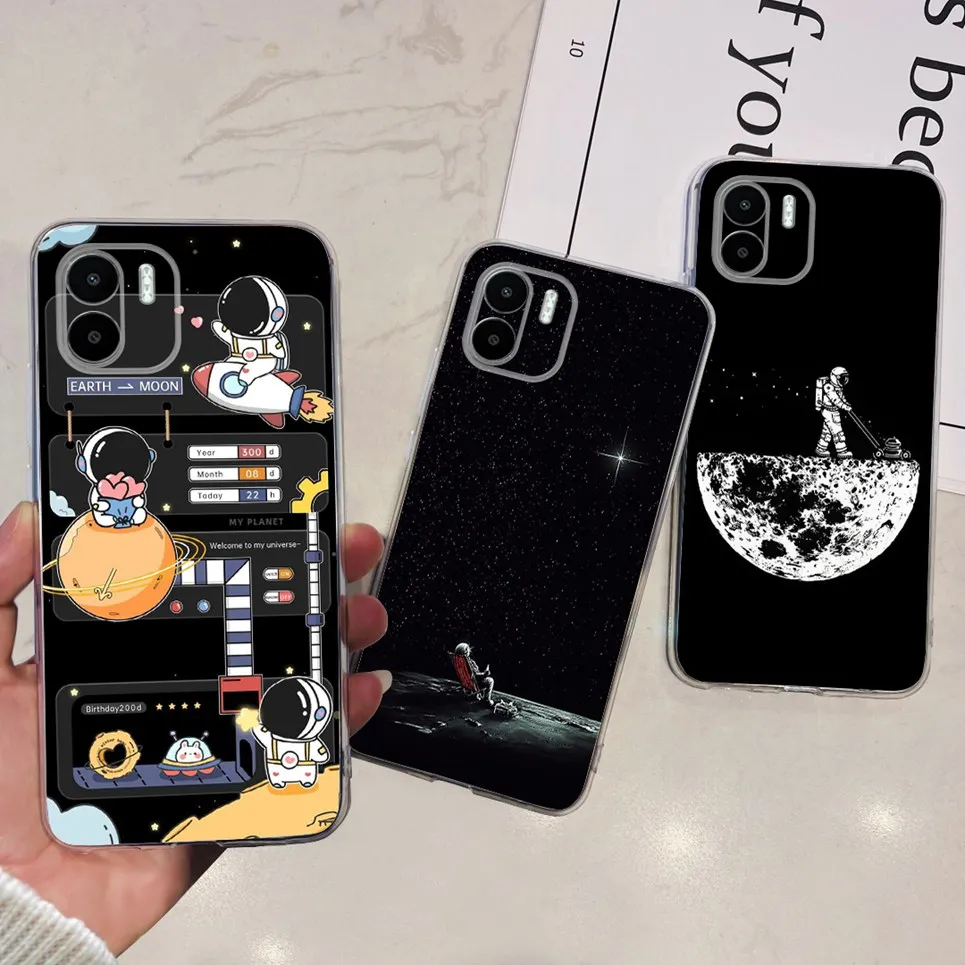 For Xiaomi Redmi A2 Case Redmi A2 Plus A2+ Cover Cartoon Bumper Soft TPU Phone Case For Xiami Redmi A1 Redmi A1 Plus A1+ Fundas