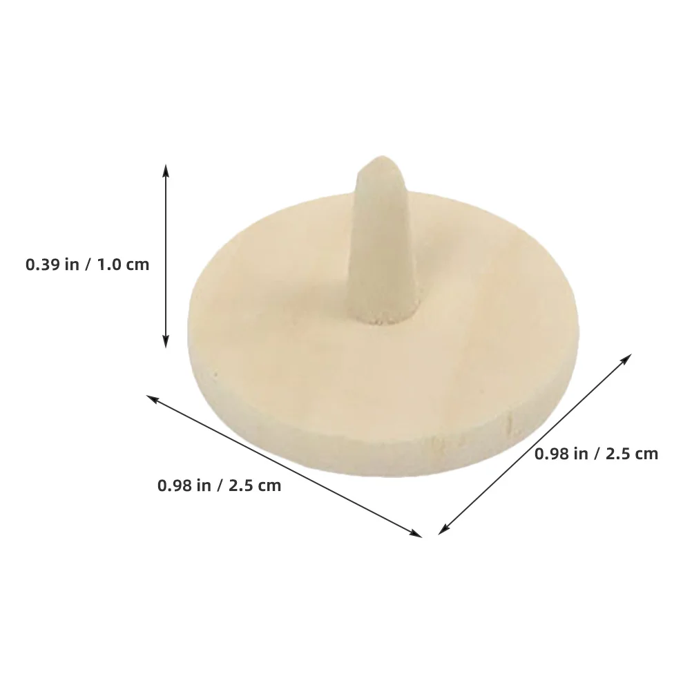 10 قطعة علامات كرة جولف خشبية تصميم دائري قوي مظهر طبيعي قابلة لإعادة الاستخدام إكسسوارات الغولف أدوات كرة الغولف ماركر أداة #6