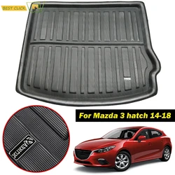 Fit For Mazda 3 Axela BM Hatch Hatchback 2014 - 2018 Rear Trunk Mat Cargo Tray Boot Liner Carpet Protector Floor Pad