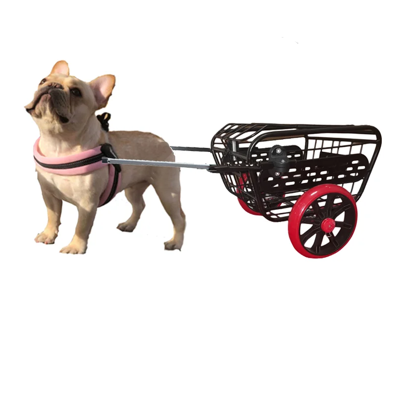5 ~ 10 kg Canino Pull Corgi Pago, Pastoral Perro Shiba Puppy, Mini Schnauzer Perro pequeño Remolque para Perros