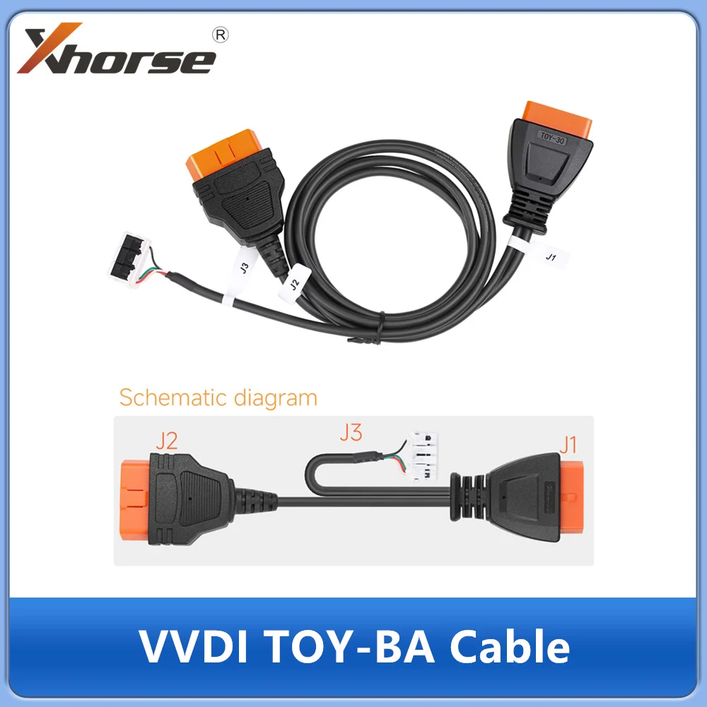 

Xhorse VVDI for Toyota BA All Key Lost Cable KD8ABAGL Work with MAX Pro, KTP, FT-OBD Support 2022-