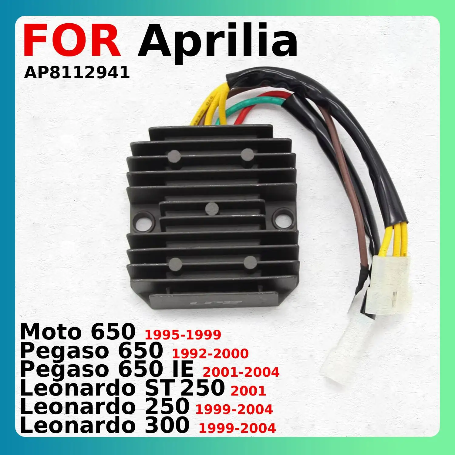 

Motorcycle Voltage Regulator Rectifier For Aprilia Leonardo ST 250 300 Moto Pegaso 650 IE Aprilia AP8112941