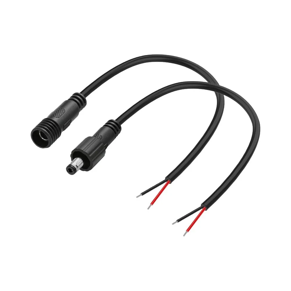 2.1mm Female To 2.5mm Male 5.5mm X 2.1mm To 2.5mm Adapter Copper And PVC Material 16cm Optimal Length Secure Stable Connection