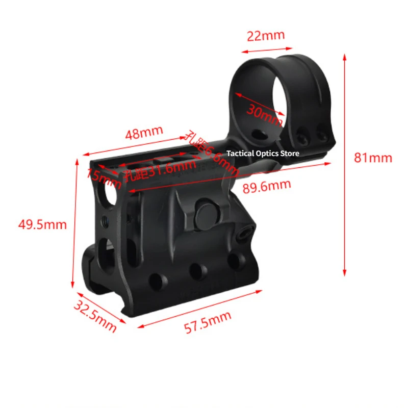 2024 Evolution Gear NEW RDF-20225K Hybrid Mount CNC tech Red Dot Mount