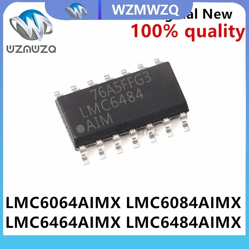 10 개/몫 LMC660AIMX LMC660 LMC6064AIMX LMC6064 LMC6084AIMX LMC6084 LMC6464AIMX LMC6484AIMX LMC6574AIMX LMC6494AEMX SOP14