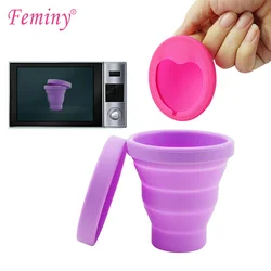 Female Period Disc Menstrual Disk Certified Hypoallergenic Menstruation Disco Coletor With Sterilizer Cup Health Care Products