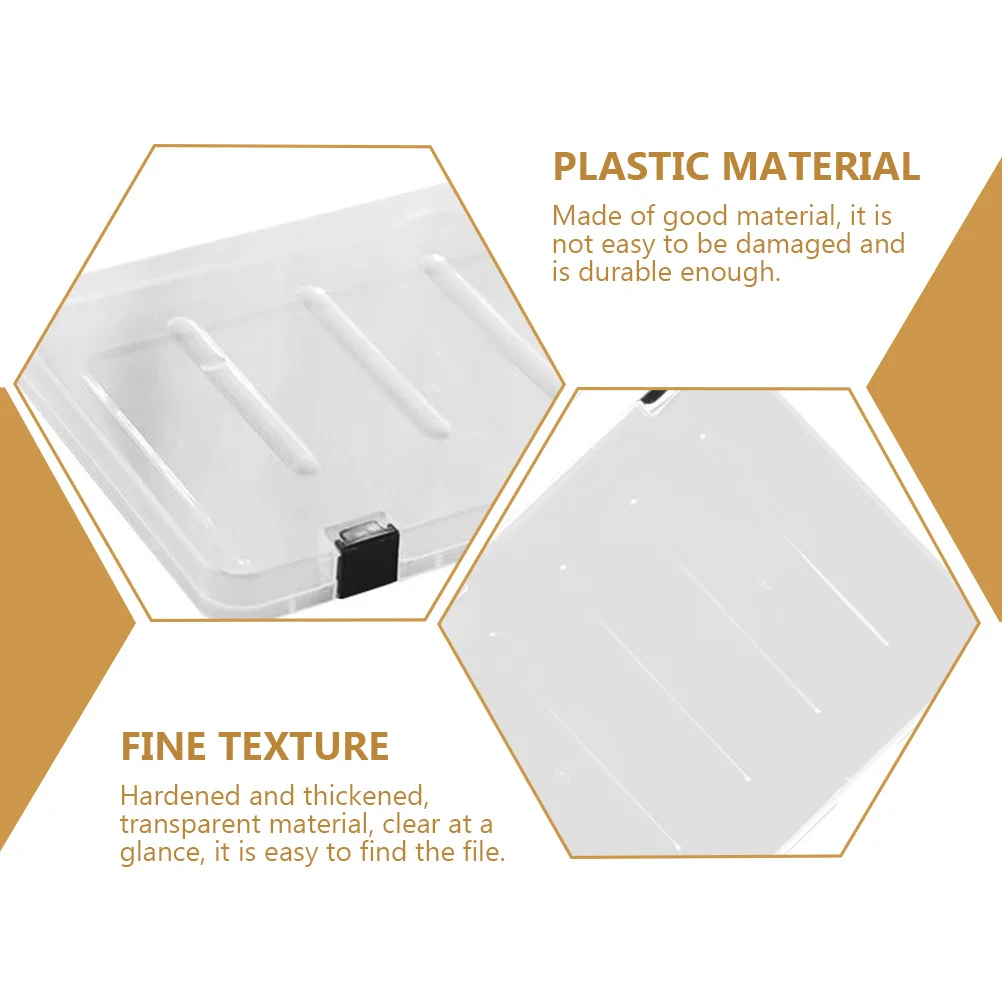 File Storage Plastic Document ganizer able Folder File ganizer Certificate Holder Portable Paper Files Container