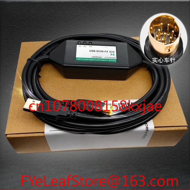 

Кабель для передачи данных программирования Подходит для кабеля связи Fx3u Plc Usb-sc09-fx Кабель для загрузки Программирование