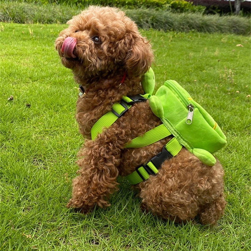 Mochila de senderismo con forma de tortuga para niños, bolsa de viaje para mascotas, gran capacidad, bolsa de aperitivos al aire libre para gatos, bolsa ligera, a la moda, caliente