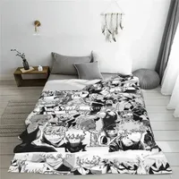 Katsuki Bakugo Fuzzy Blanket My Hero Academia Boku No Hero Academia Customized Throw Blankets for Home Quilt Bedspread*7@t