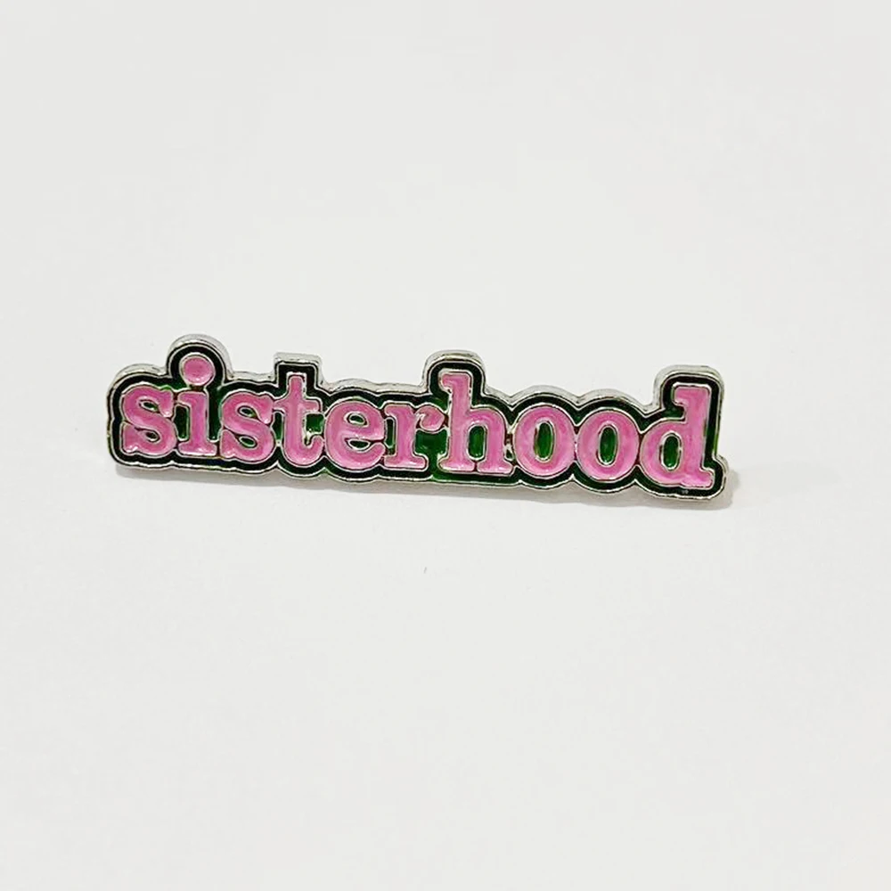 Pink green sisterhood pin Jewelry