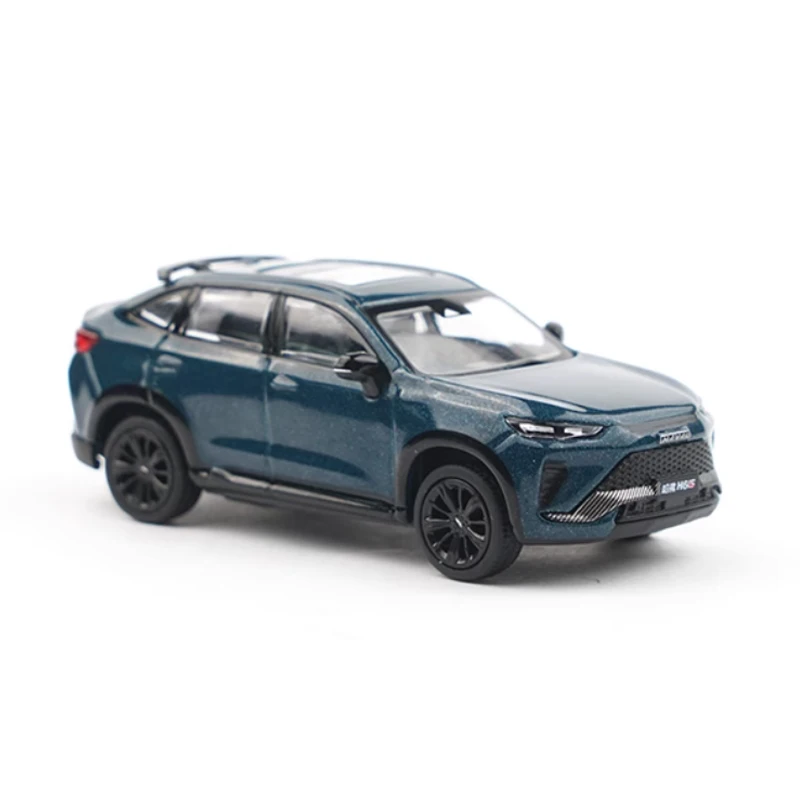 Diecast 1:64 skala Haval H6S Model simulasi mainan Alloy Off-road kendaraan koleksi ornamen klasik hadiah suvenir