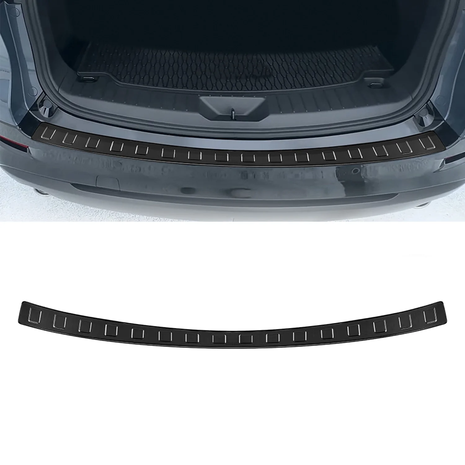 

For Mazda CX-5 CX5 2026 2027 Car Accessories Rear Trunk Outer Bumper Protector Guard Sill Plate Cover Stainless Steel 1pcs