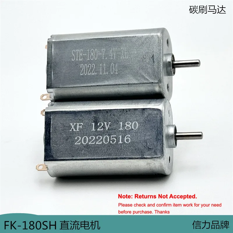1PC Micro 15mm*20mm FK-180SH Carbon Brush Motor DC 5V 6V 7.2V 7.4V 8.4V 9V High Speed for Toy Car Boat Model/ Shaver Clipper
