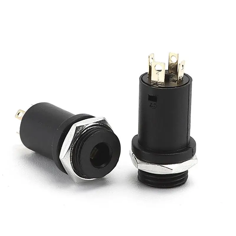 PJ-31640 3.5MM earphone socket with nut socket Audio video socket