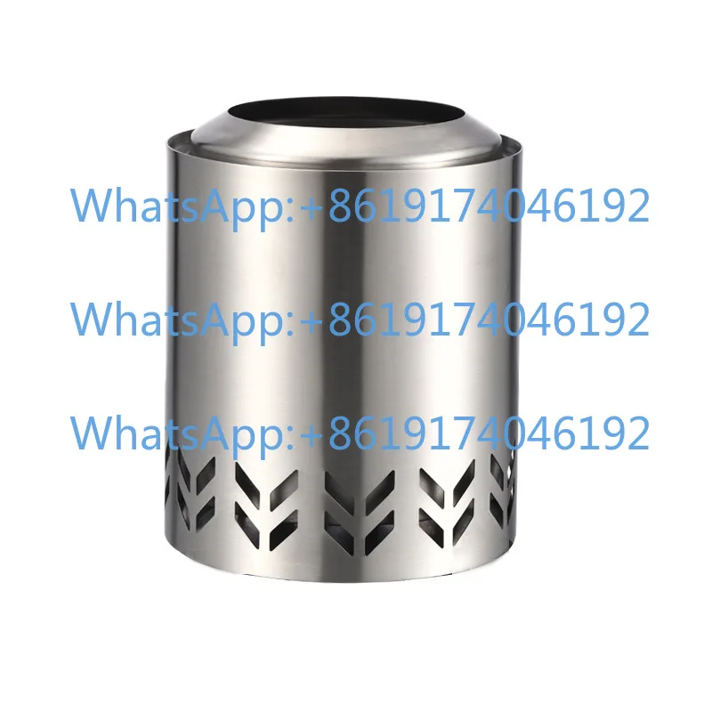 Outdoor Camping Desktop Stainless Steel Stove Portable Campfire Yard Heating Stove