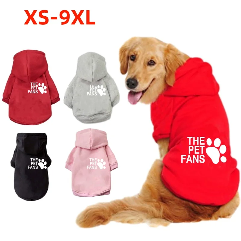 New designer dog clothing winter warm dog hoodie large dog clothing Dog Fans fashion  For Chihuahua French Bulldog Costume