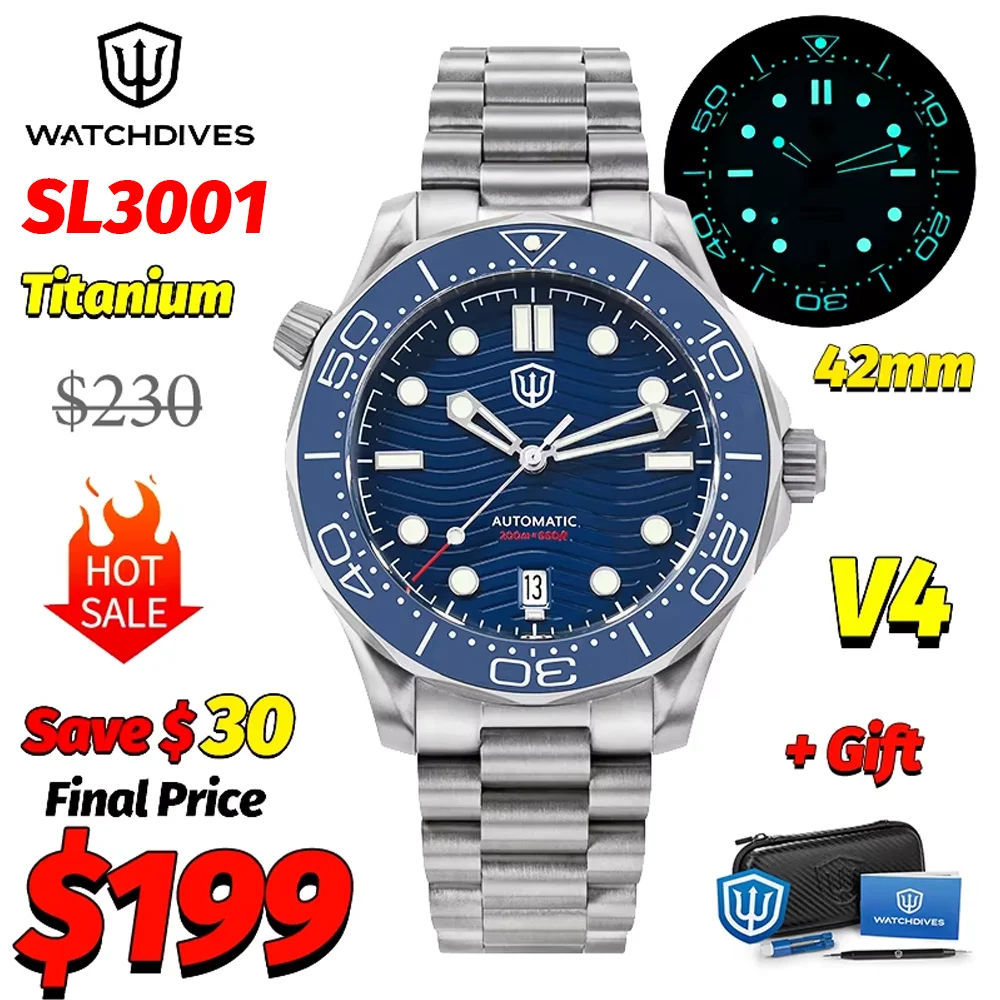 Jewellery Watches - ساعة Watchdives WD007 V4 NTTD ميكانيكية