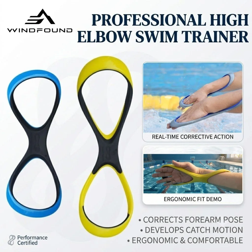 8 Shape Swimming Forearm Trainer Professional High Elbow Alignment Corrector Durable Swim Stroke Aid for Breaststroke