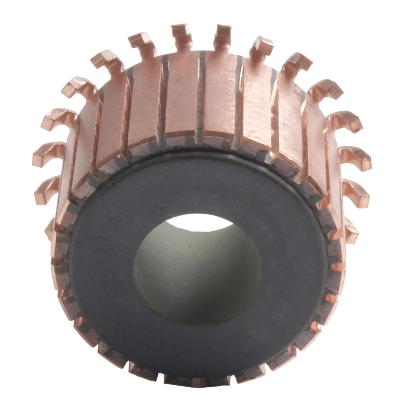 Copper Tone Motor Upgrades 24P Teeth Commutator Motor Commutator 23.5x10x17.2 Wear-Resistant Copper Easy To Install Hook Type