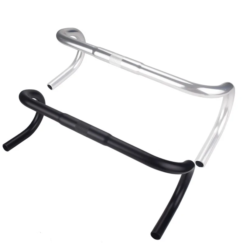 Road handlebars, horn handlebars, road bend handlebars, bicycle handlebars, horizontal aluminum alloy 25.4 handlebars