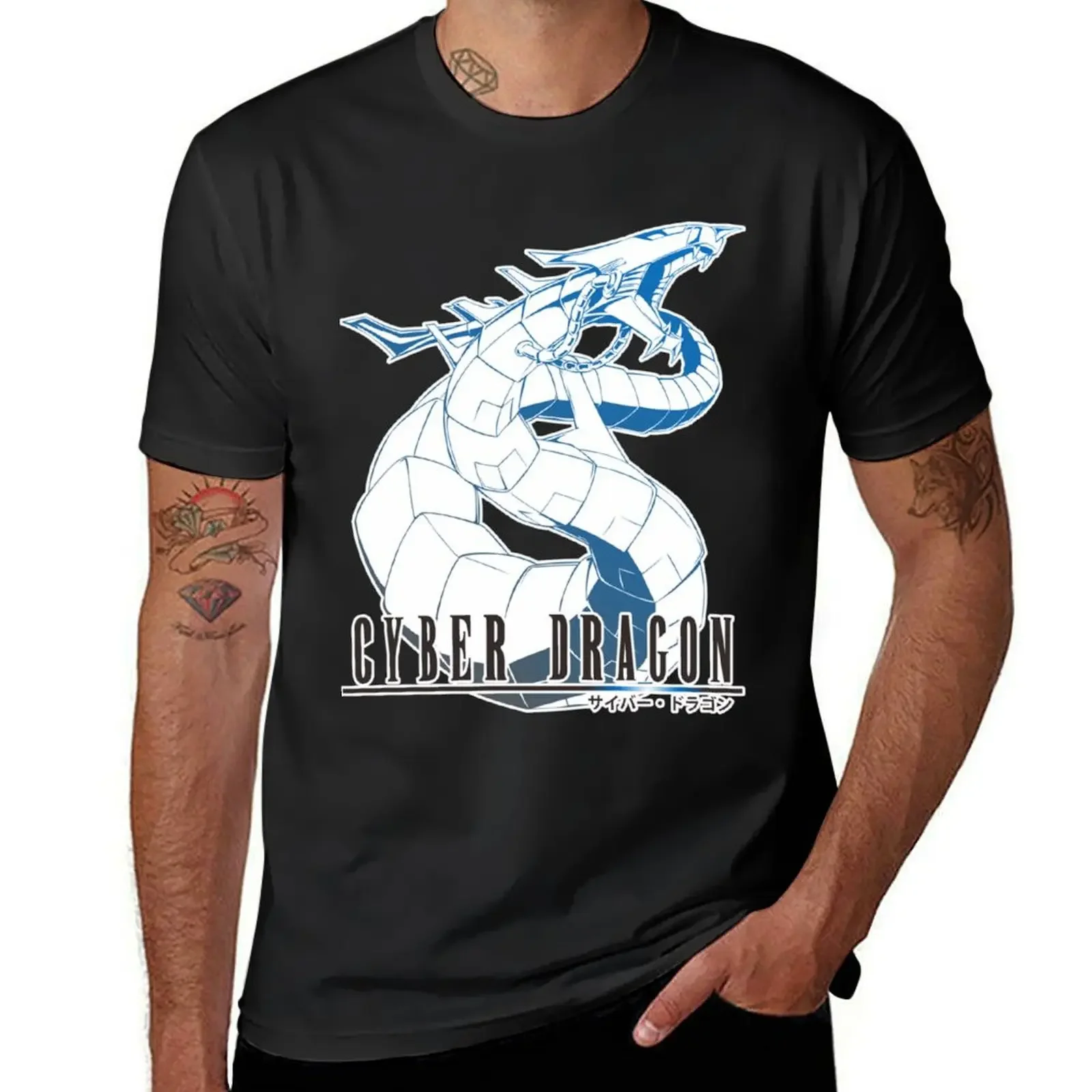 Cyber Dragon T-Shirt affliction shirts oversized graphic tee plain t shirts men