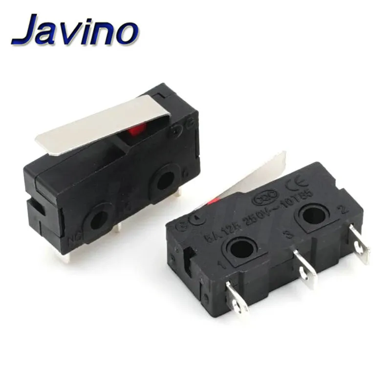 10-100PCS Przełącznik taktowy włączający wyłączający KW11-3Z 5A 250V Mikroprzełącznik 3PIN Klamra Nowy prosty przełącznik uchwytu Mikroprzełącznik Przycisk kontaktowy