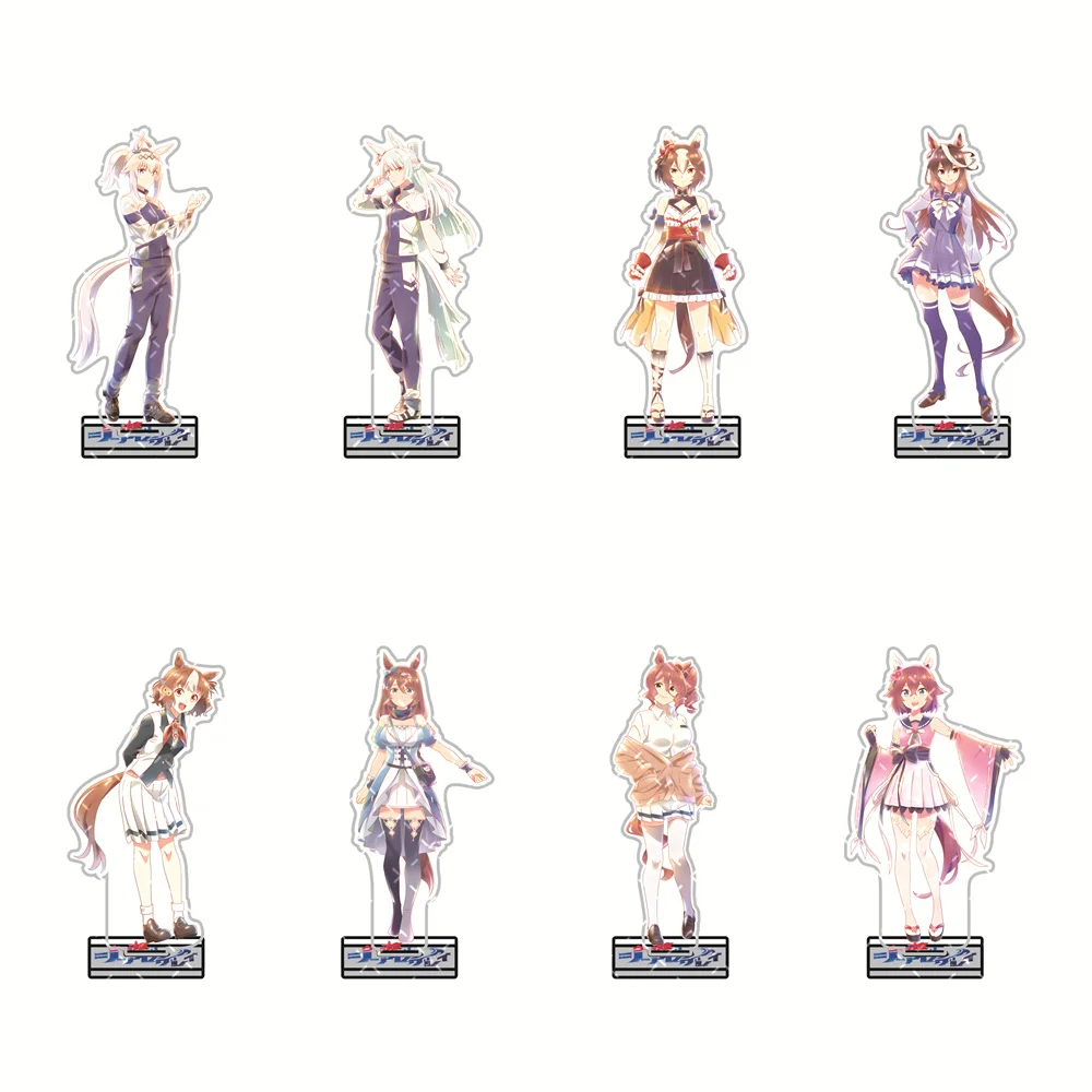 Anime Uma Musume: Cinderella Gray 15cm Acrylic stand Oguri Cap/Fujimasa March/Opera O tabletop decoration elegant cute toys Gift