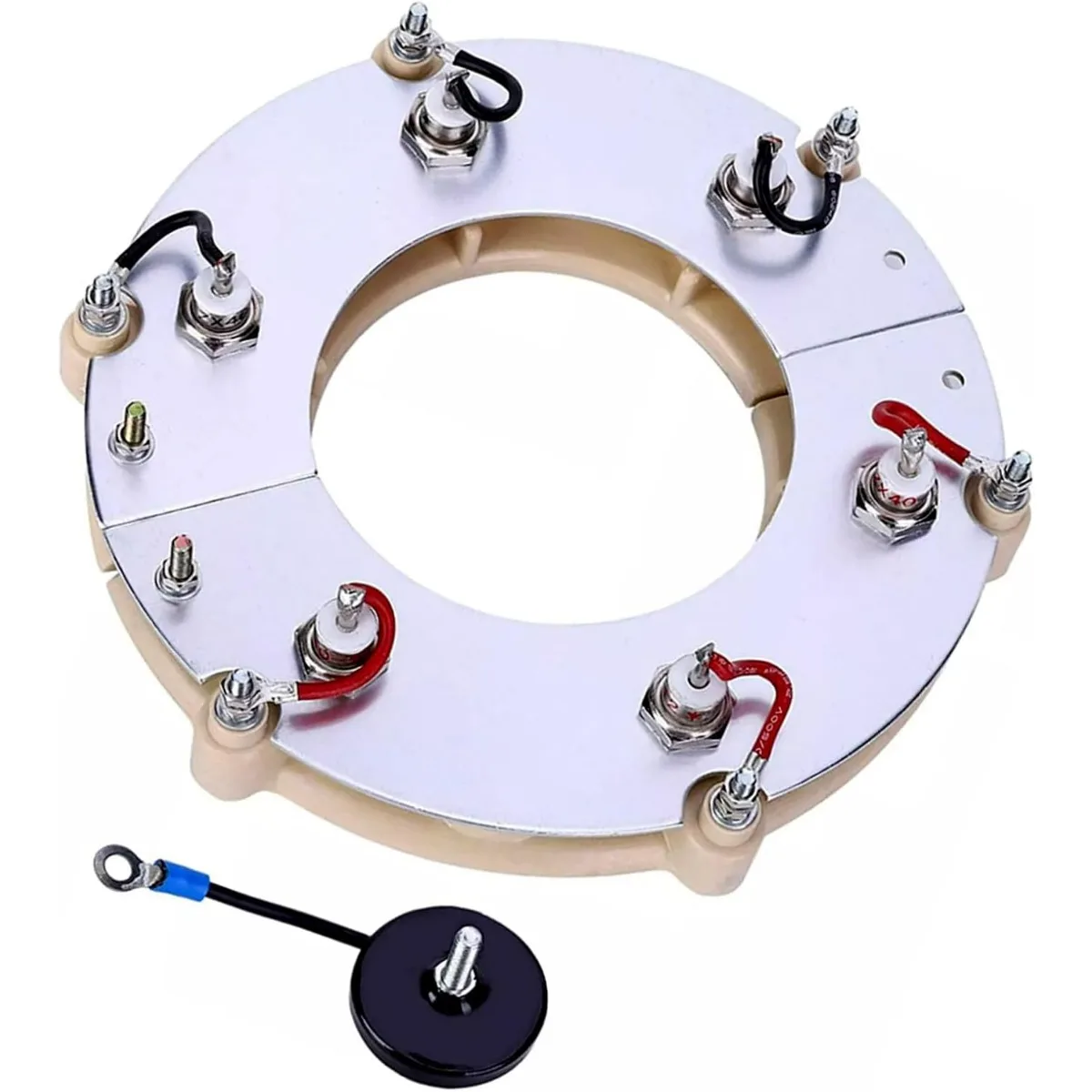 

RSK5001 40A Rotating Rectifier Compatible for Generator HC4 HC5 Series Alternator ZX40-12 Diode Kit with Base Plate RSK 5001