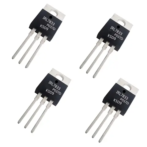IRL7833PBF IRL7833 N-Channel Power MOSFET Transistor,30 V 150A,3-Pin TO-220AB 4PCS