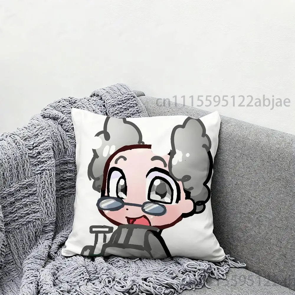 M-Mewgenics Dr. Beanies-s Throw Pillow Case 50x50cm DIY Square Pillowcase Square Office Cushion Cover